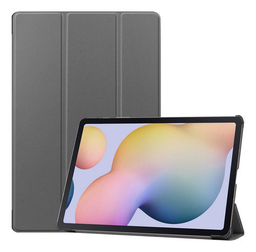 Funda Smart Para Galaxy Tab S7 Fe / S7 Plus / S8 Plus Color Gris