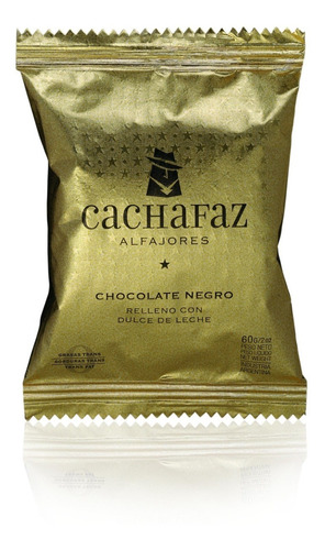 Imagen 3 de 4 de Alfajor Cachafaz De Dulce De Leche Cubierto Con Chocolate