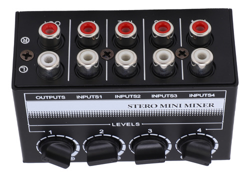 Minicontrolador Pasivo Estéreo Signal Mixer, Hub De 4 Canale