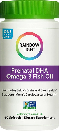 Rainbow Light Prenatal Dha Desarrollo Cerebro Y Ojos De Bebe