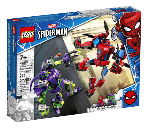 Lego 76219 Spiderman Vs Duende Verde 296 Piezas