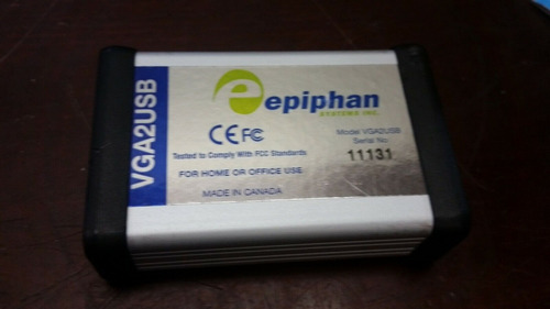 Epiphan Vga2usb External Vga Capture Device Ttq