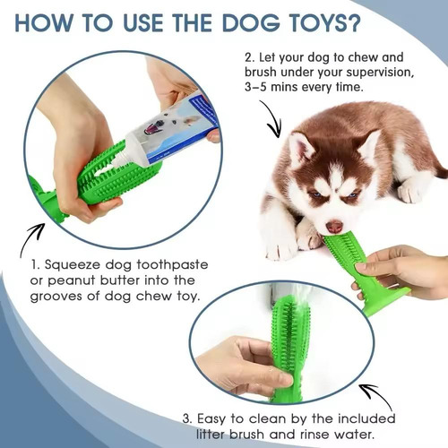 Mordedera Limpia Dientes Con Forma De Cactus Para Perros **