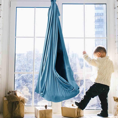 Columpio Para Interiores, Columpio Colgante, Azul Y L