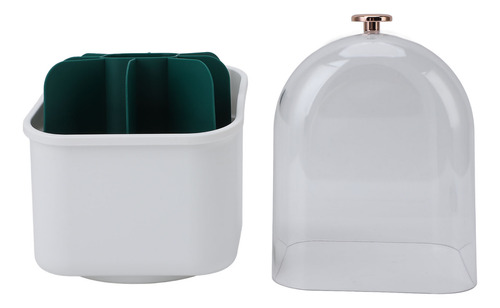 Soporte De Plástico Para Brochas De Maquillaje De Gran Capac