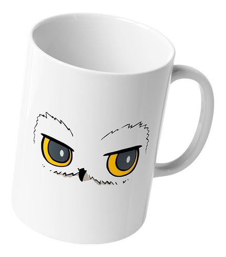 Taza Cerámica Lechuza Hedwing Harry Potter Café Té Regalo