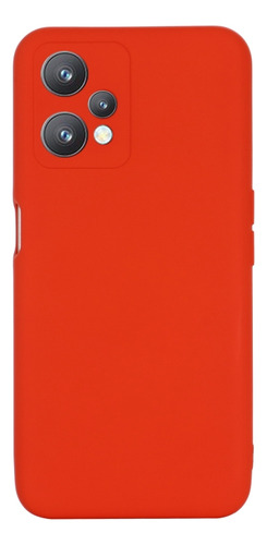 Funda De Silicona Líquida Amarilla Para Oppo Realme 9 Pro 5g