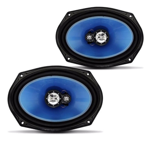 Alto Falantes 6x9 Polegadas Triaxial 140 Watts Rms - Fz.69