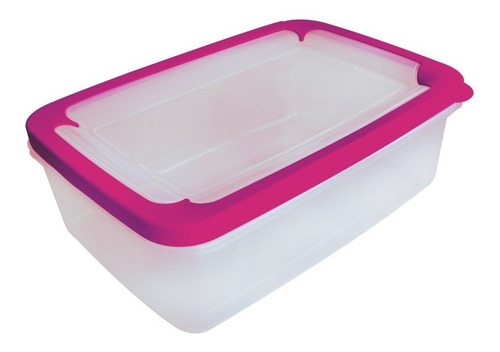 Set De 5 Recipientes Herméticos De 3 Lt Práctico Sellador