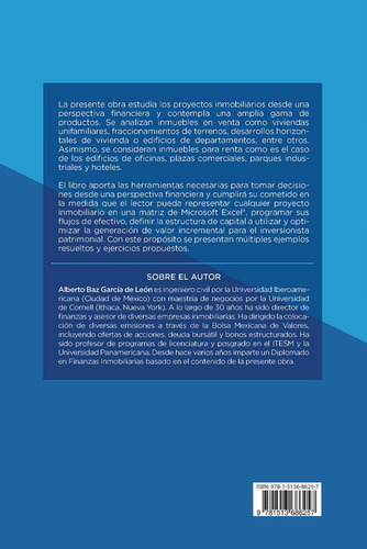 Finanzas Inmobiliarias, De Alberto Baz García De León. Editorial Santi Ediciones, Tapa Blanda En Español, 2023