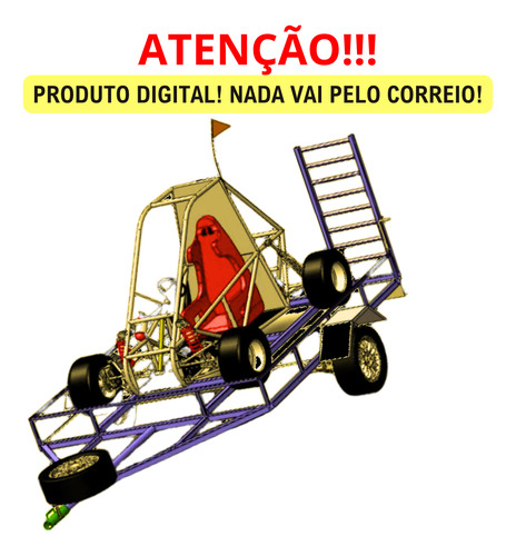 Projeto Reboque Para Kart Cross E Mini Buggie Pdf Detalhado