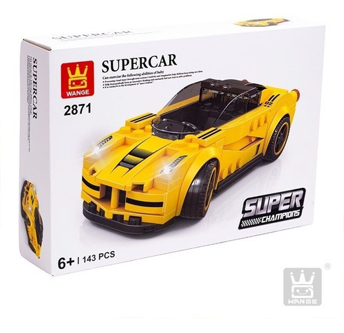 Super Deportivo Auto Compatible Lego Wange Calidad