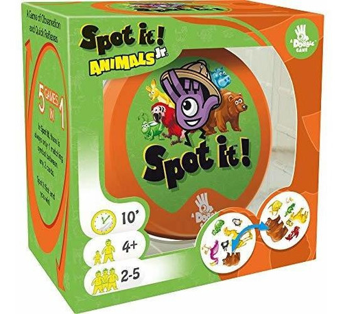 Spot It! Junior Animals Card Game | Game For Kids | Prescho