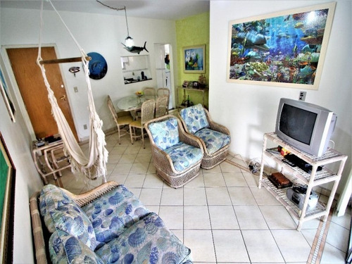 Imagem 4 de 26 de Apartamento Reformado À Venda - Praia Da Enseada - Guarujá Sp - 3 Dormitórios - 2 Banheiros - 1 Vaga De Garagem - Lazer - Ap3847 - 34710714