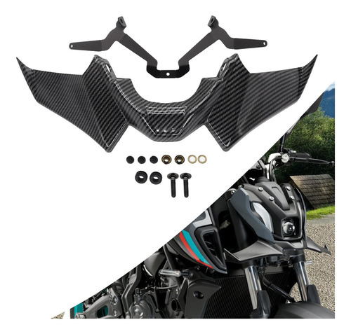 Kit De Spoiler Dianteiro Sport Downforce Para Yamaha Mt 07