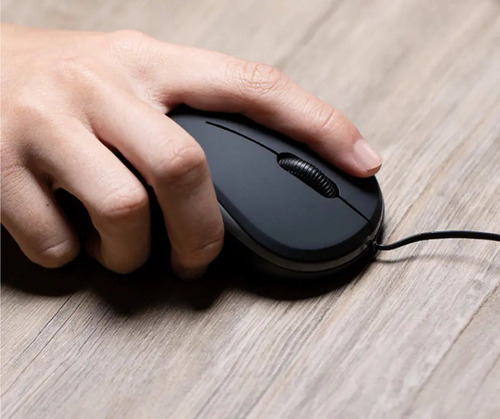 Imagen 3 de 8 de Mouse Retráctil | Usb Óptico 1000 Dpi, Kmo-113, Ambidextro
