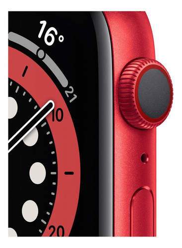 Imagen 2 de 8 de Apple Watch Series 6 (GPS+Cellular) - Caja de aluminio (PRODUCT)RED de 44 mm - Correa deportiva (PRODUCT)RED