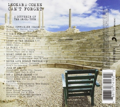 Leonard Cohen - Can't Forget - Cd Importado. Nuevo