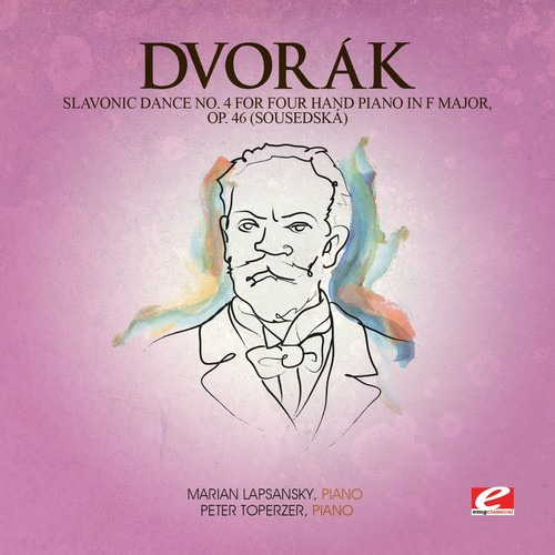 Cd Dvorak Slavonic Dance 4 Four Hand Piano F Maj 46