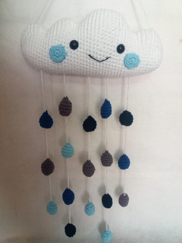 Imagem 1 de 5 de Nuvem De Crochê - Amigurumi (sob Encomenda)