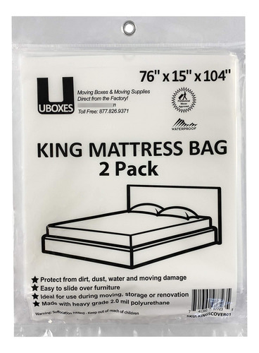 Fundas De Poliéster Para Colchón King 193 X 38 X 265 Cm 2 Un