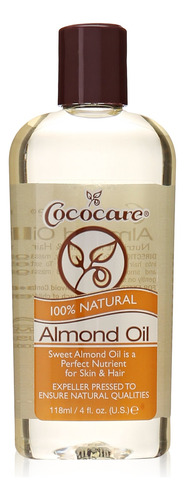 Cococare Aceite Natural, Almendra, 4 Onzas