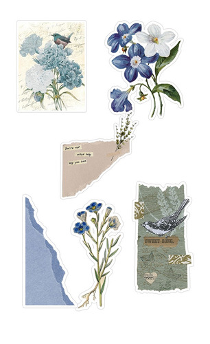 Kit Cartela Adesivos Para Scrapbook Caderno Planner Agenda