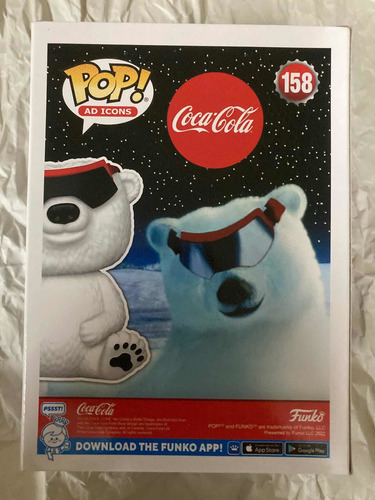 90s Polar Bear 158 Coca Cola Navidad Funko Pop Original
