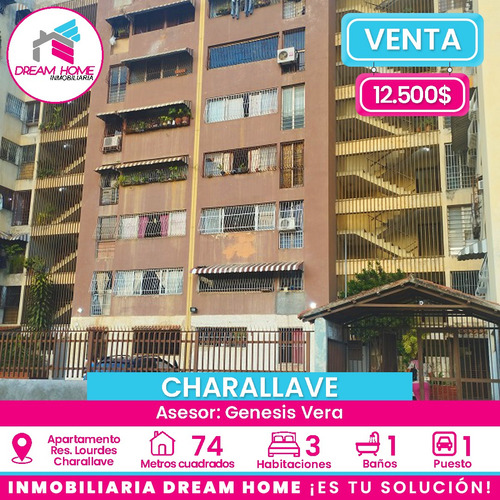 Apartamento En Venta Res.lourdes Av. Cristobal Rojas - Charallave