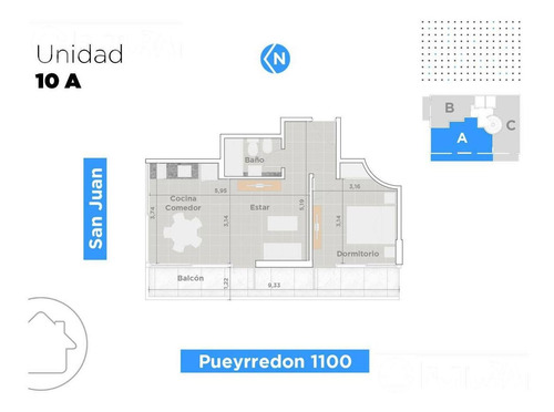 Imagen 8 de 17 de Venta Departamento 1 Dormitorio - Pueyrredon 1101- Lourdes