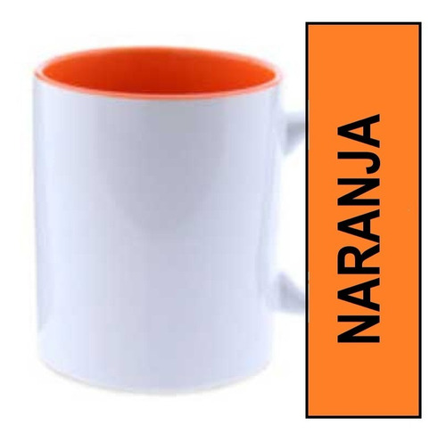 Taza Color Interno 11oz Tlp Sublimacion Grado A Para Sublimar M