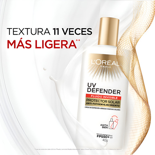 1° Crema L'oréal París Uv Defender Para Todo Tipo De Piel