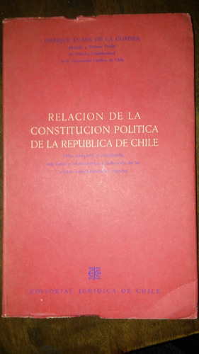 Relación De La Constitución Política De La República Chile