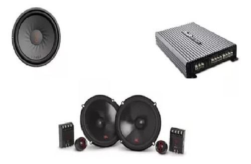 Set De Medios +amplificador Hypnotic+subwoofer