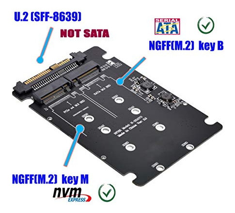 Adaptador Chenyang Cy Pcie A Sata Sff-8639 Nvme U.2 A Combo