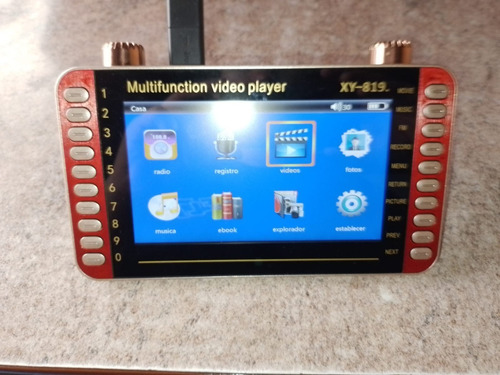Imagen 1 de 5 de Reproductor De Video Portatil 7 Xy-819