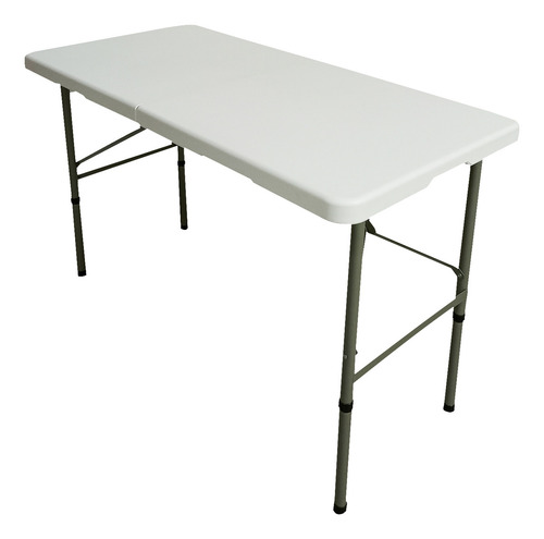 Mesa Dobrável Nagano Nmd122m Polietileno Branca 1,22m