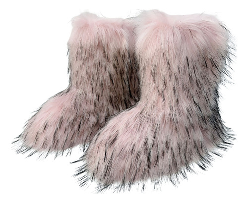 Botas Peludas De Invierno Para Mujer, Cómodas, Cálidas, Y2k