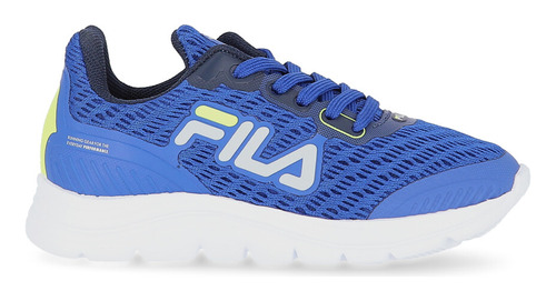 Zapatillas Running Fila Athlon Infantil En Azul | Dexter