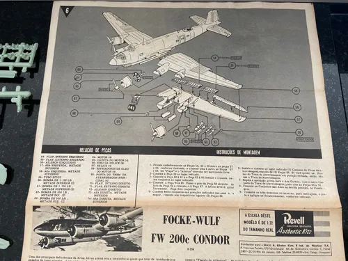 Focke-wulf Fw-200c Condor. Esc. 1/72 Revell Usa - Raríssimo