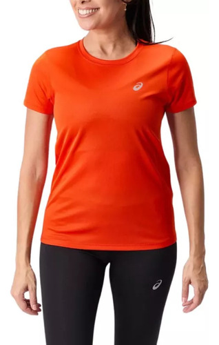 Playera Running Asics Silver  Ss Naranja Mujer 2012c267.802