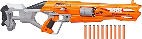 Pistola Nerf N-strike Elite Alphahawk Serie Accustrike 