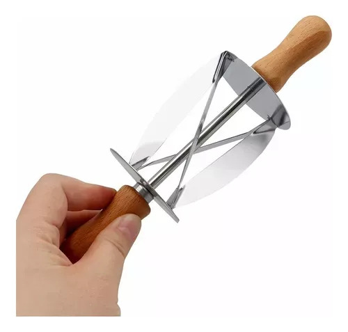 Cuchillo Con Ruedas Para Máquina De Pan, Croissant, De Acero