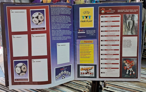 Livro Ilustrado Álbum Uefa Euro 2008 Austria Panini Incomple (Usado)