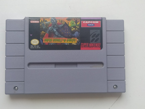 Id 277 Super Ghouls N Ghost Original Snes Super Nintendo