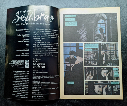Ao Cair Das Sombras 4 - Universo Vertigo - Editora Brainstore 2000 (Usado)