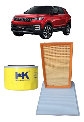 Kit De Filtros Changan Cs55 Luxury 1.5