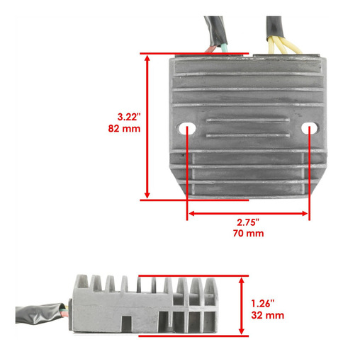 Regulador/estator Honda Fury 1300 2010-2020 1.3l