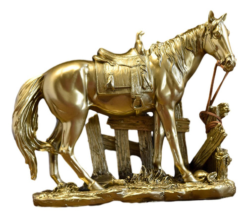 Figura De Estatua De Caballo, Escultura Decorativa