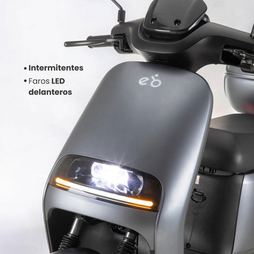 Bicicleta Eléctrica Motobici Neon EBIKE Vel Max 47 Km/h Motor 800w Frenos Disco Tambor Cuadro de Acero Color Gris